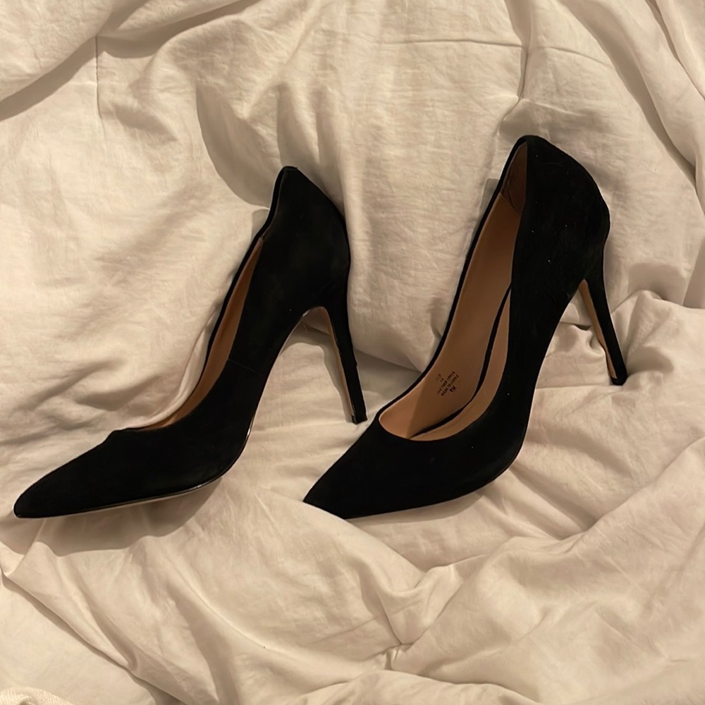 Black Suede Heels